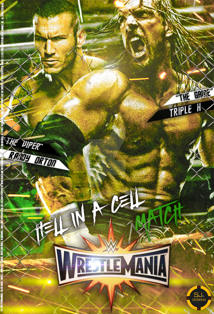 Wrestlemania 33 Poster by Sjstyles316