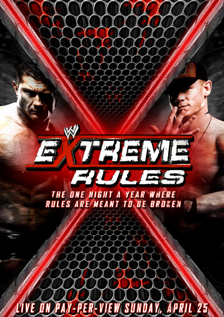 WWE Extreme Rules 2010 Poster by BiggertMedia