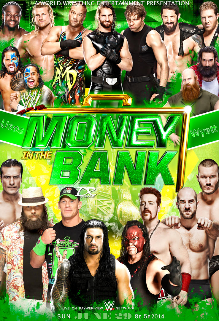 Image result for maney in the bank 2014 poster