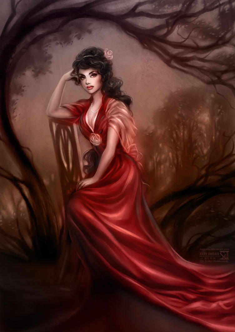 Lady Red Dress 108