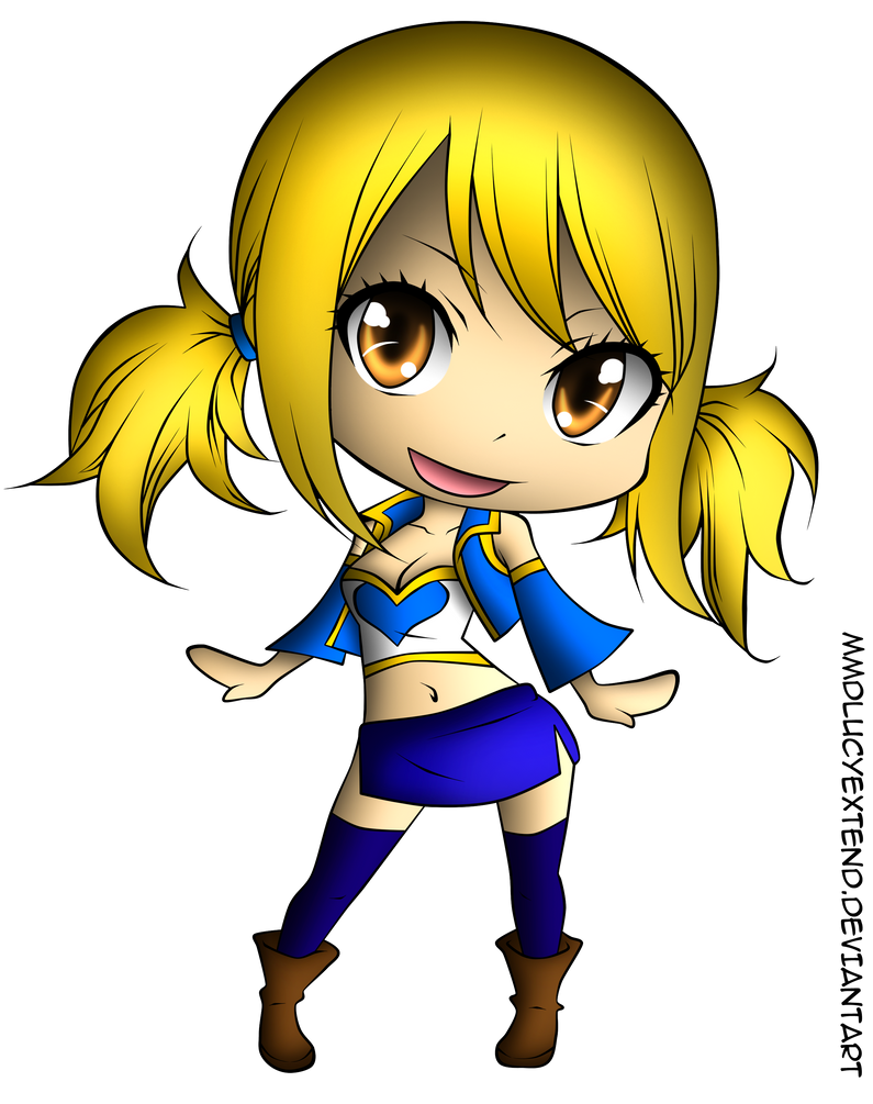 fairy tail lucy chibi coloring pages - photo #35