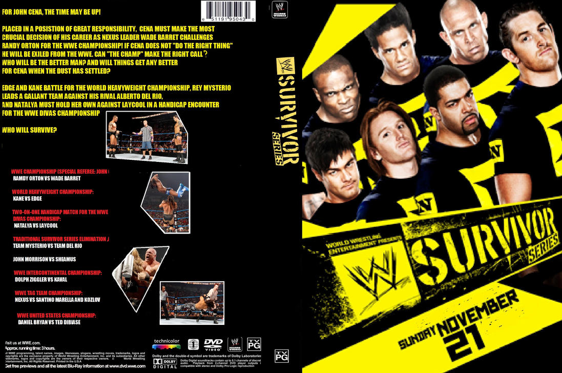 WWE Survivor Series 2010 DVD Cover by ZT4