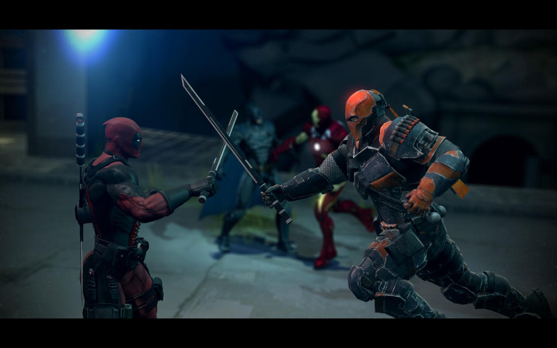 Deadpool vs Deathstroke by DRV3R on DeviantArt