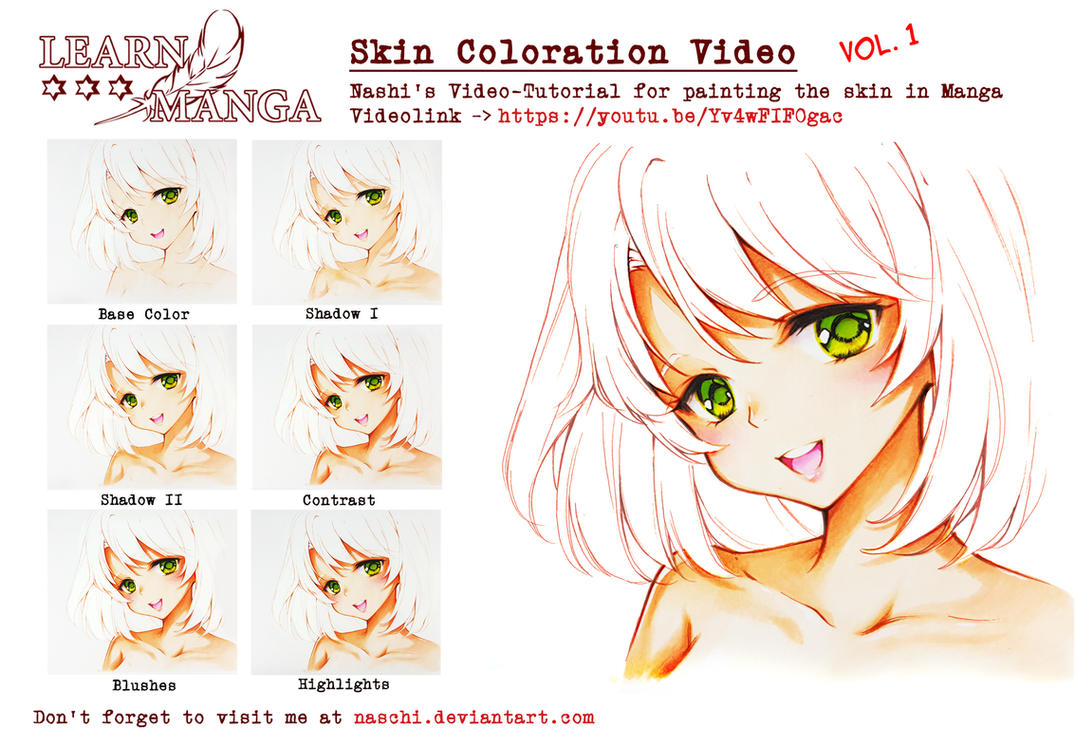 Skin Coloration VIDEO by Naschi on DeviantArt