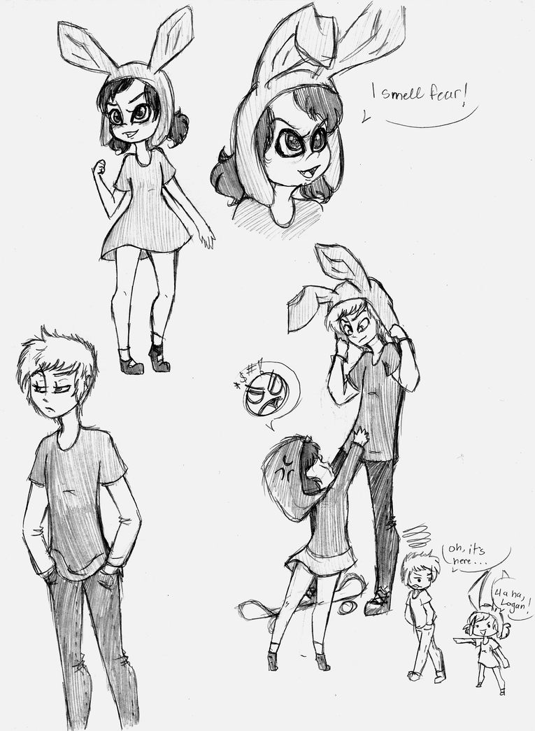 Logan and Louise doodles by SmolUniverse on DeviantArt