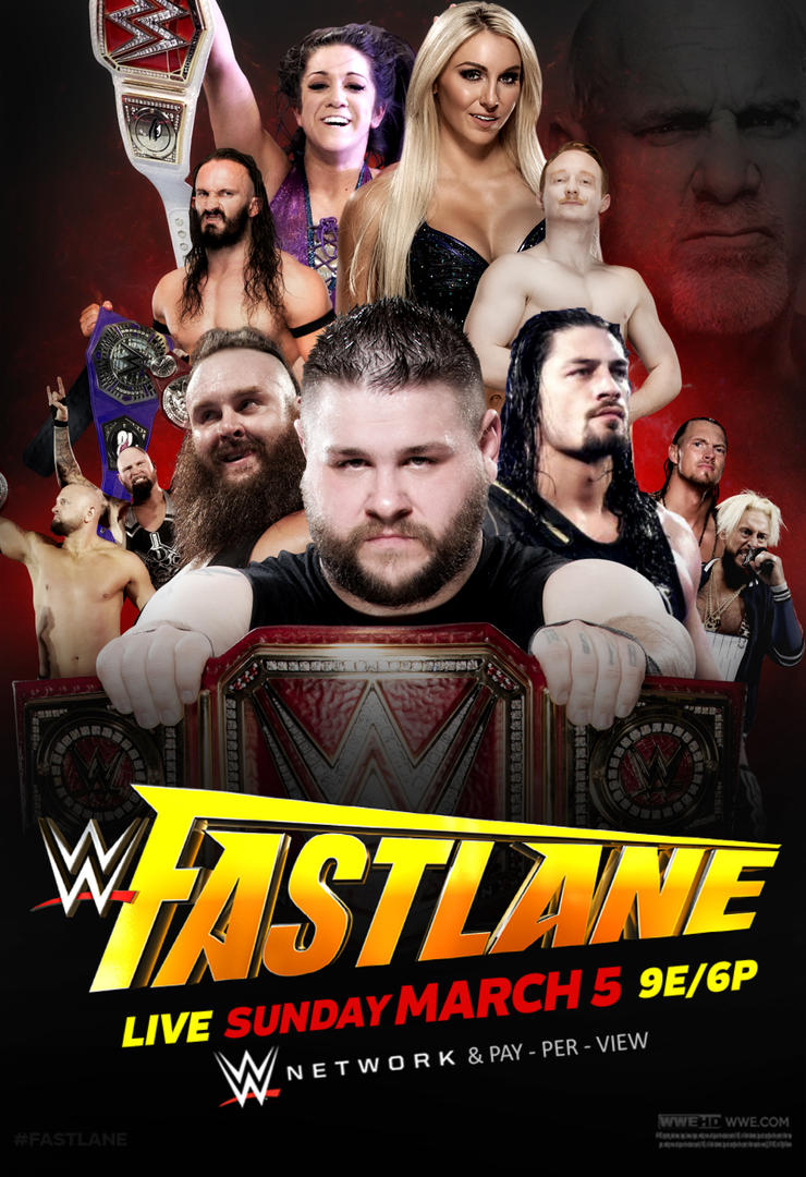 WWE Fastlane 2017 Poster by CRISPY6664