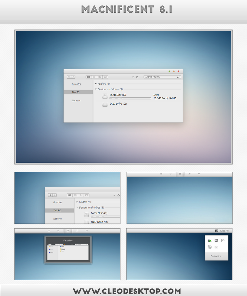 Macnificent Theme for Win7/8.1