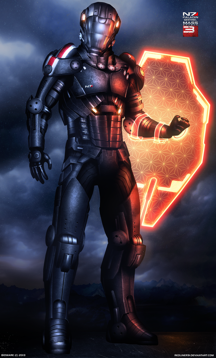 Mass Effect 3 N7 Paladin V2 (2013) by RedLineR91 on DeviantArt