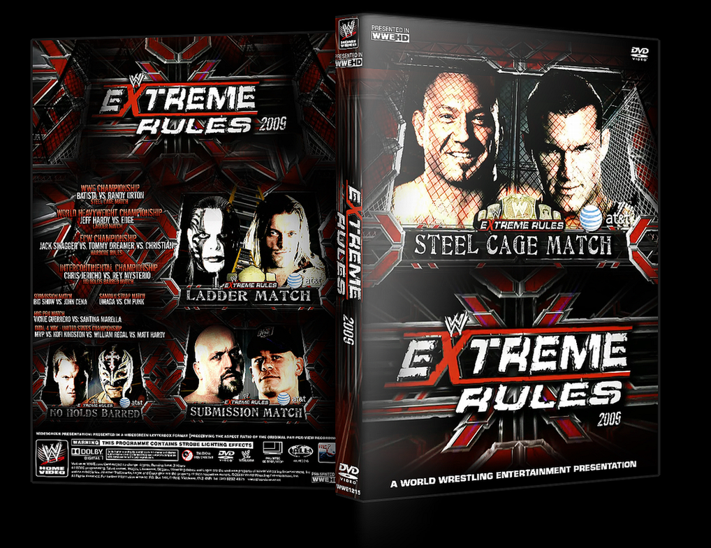 WWE Extreme Rules DVD Cover V2 by Y0urJoker