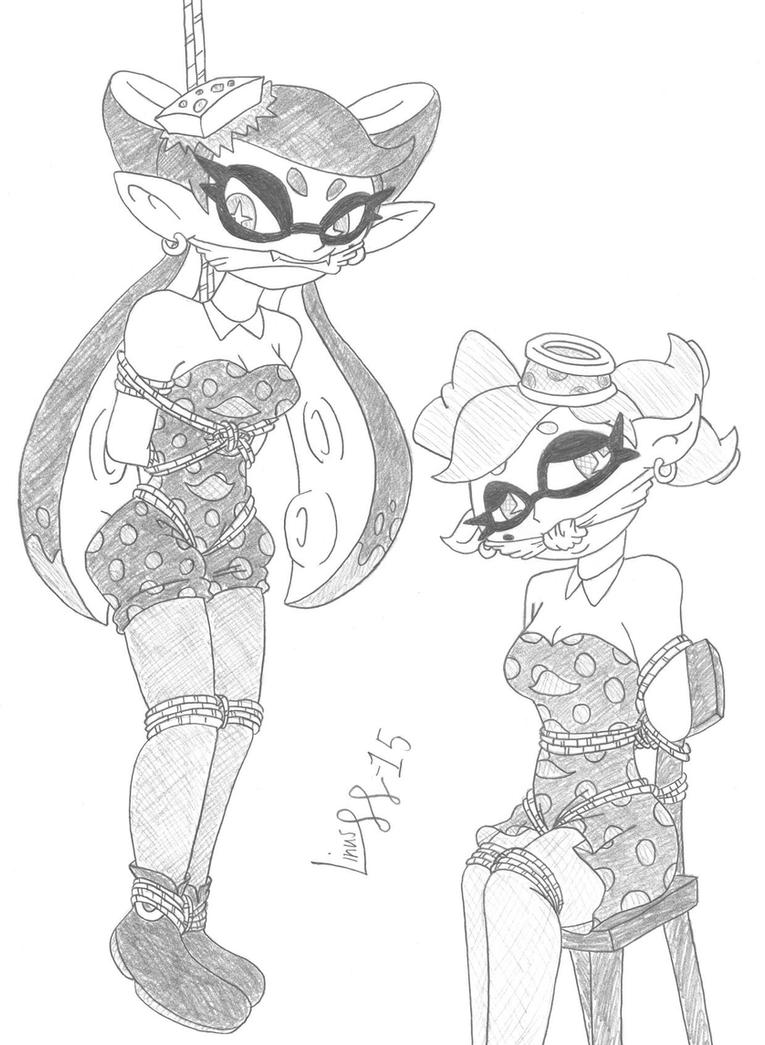 callie and marie splatoon coloring pages - photo #6