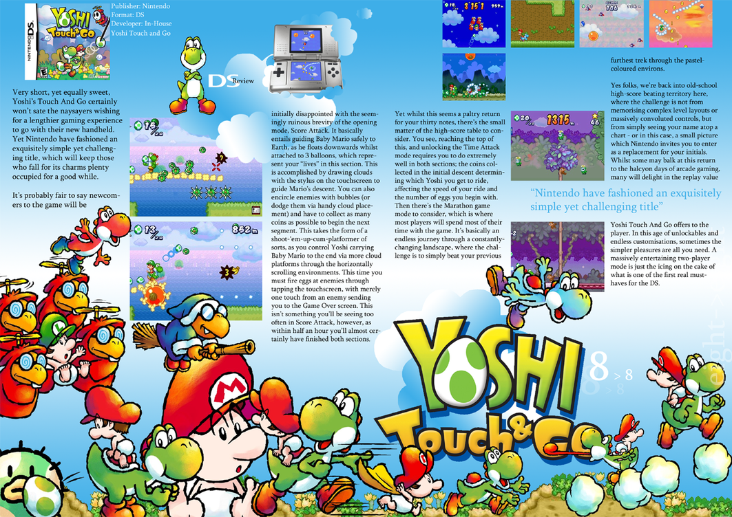 Yoshi Touch and Go by a-r-v on DeviantArt