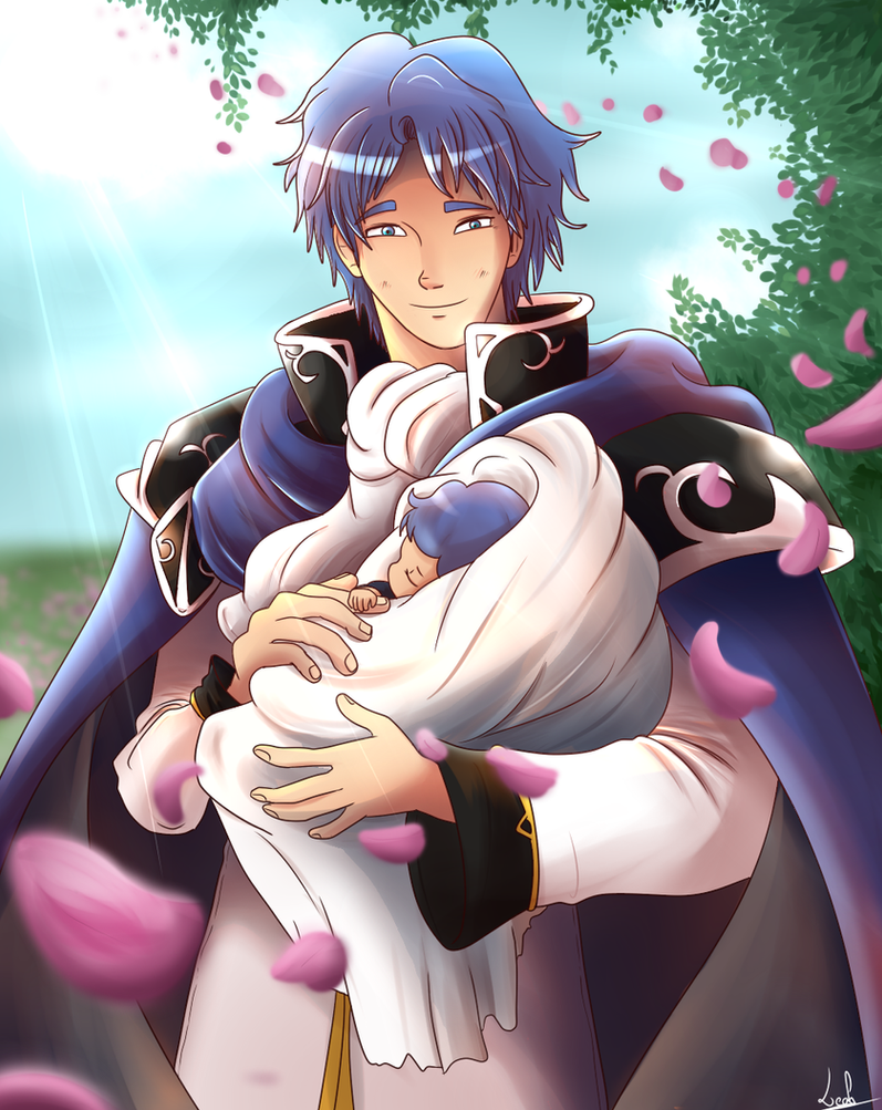 Sigurd and baby Seliph