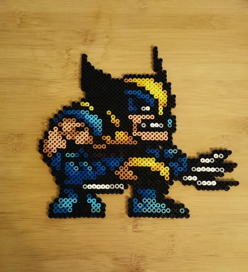 Perler Beads Marvel's Wolverine by 89P13 on DeviantArt