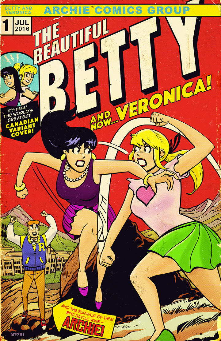 betty and veronica wrestling