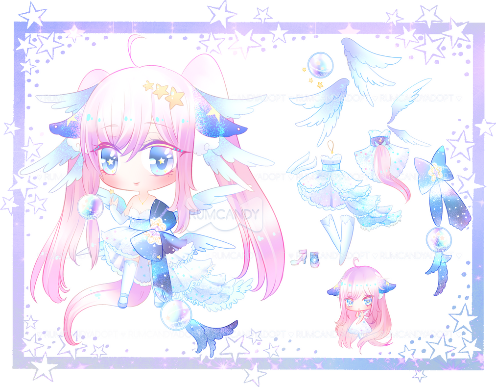 Stars! Heavenly, Mythical Angel~ + Video by RumCandyAdopt